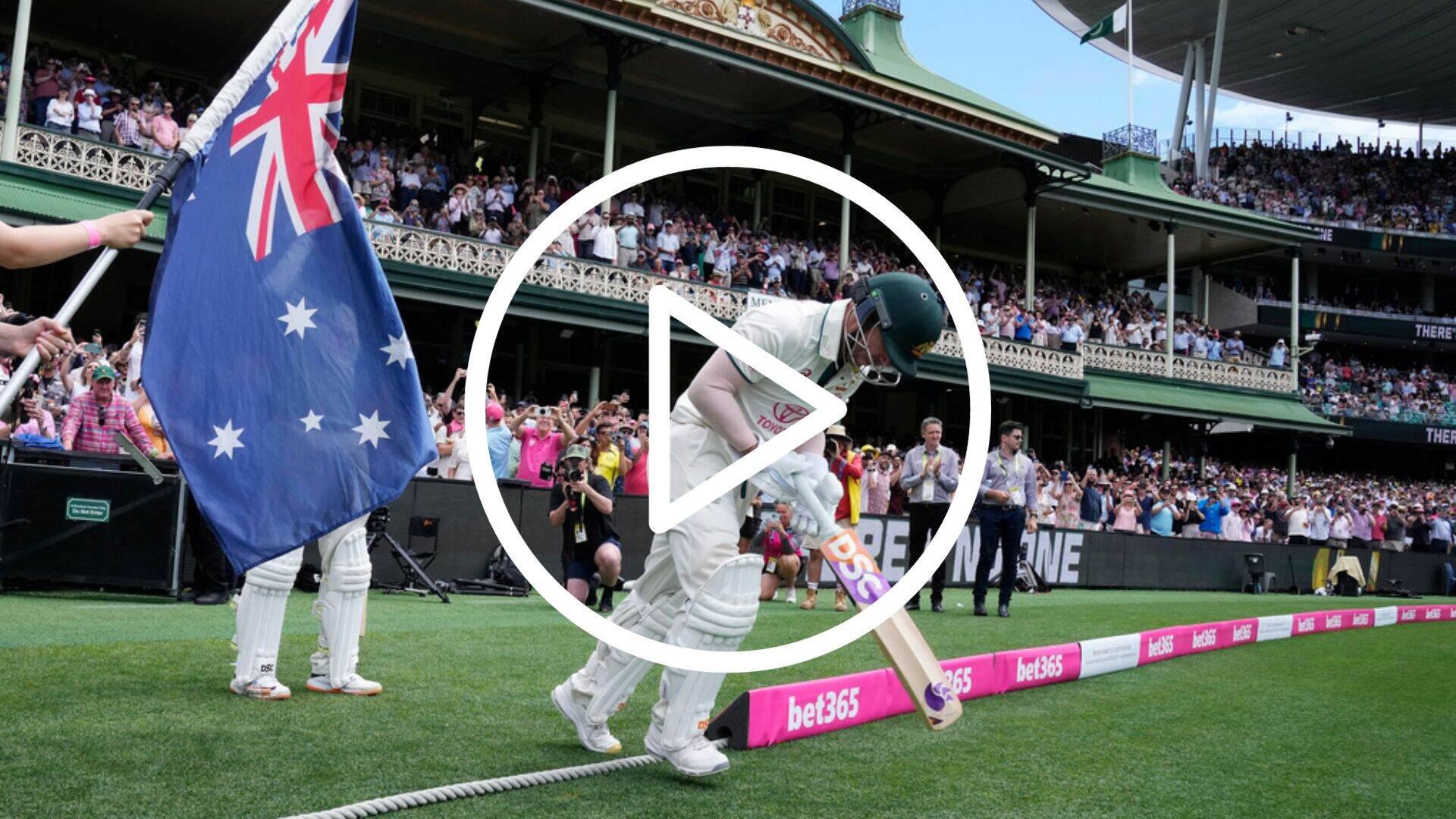[Watch] 'One Final Time' - David Warner Walks Out To Bat For His Last Test Knock